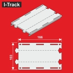Hacker-Model HCT9718D - TT - Gerade Segment, 2-gleisig, 166 x 103 mm (6 Stück)